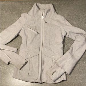 Lululemon grey zip up